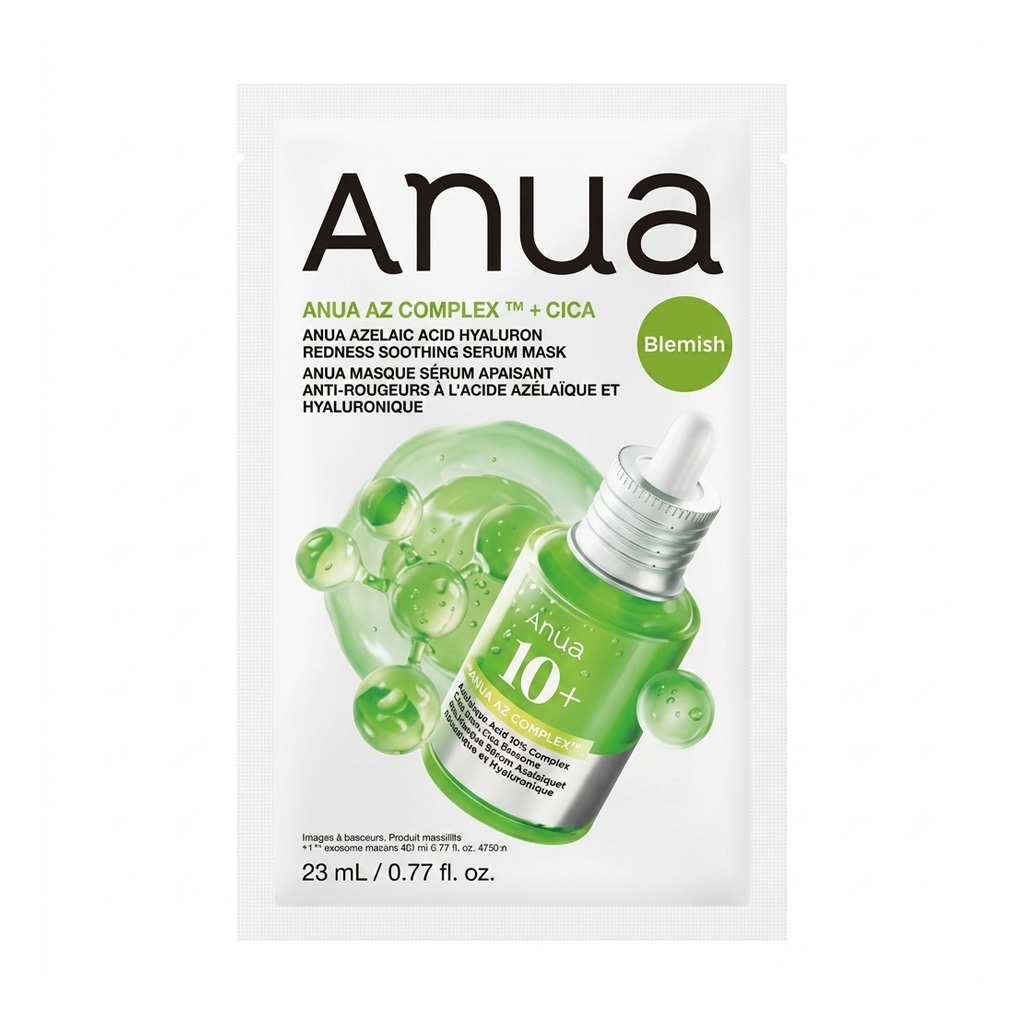 Anua Azelaic Acid Hyauron Redness Soothing Serum Mask 