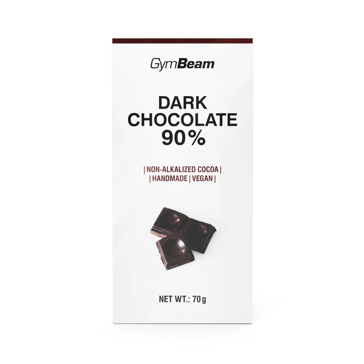 Gymbeam 90% Dark Chocolate, 70g