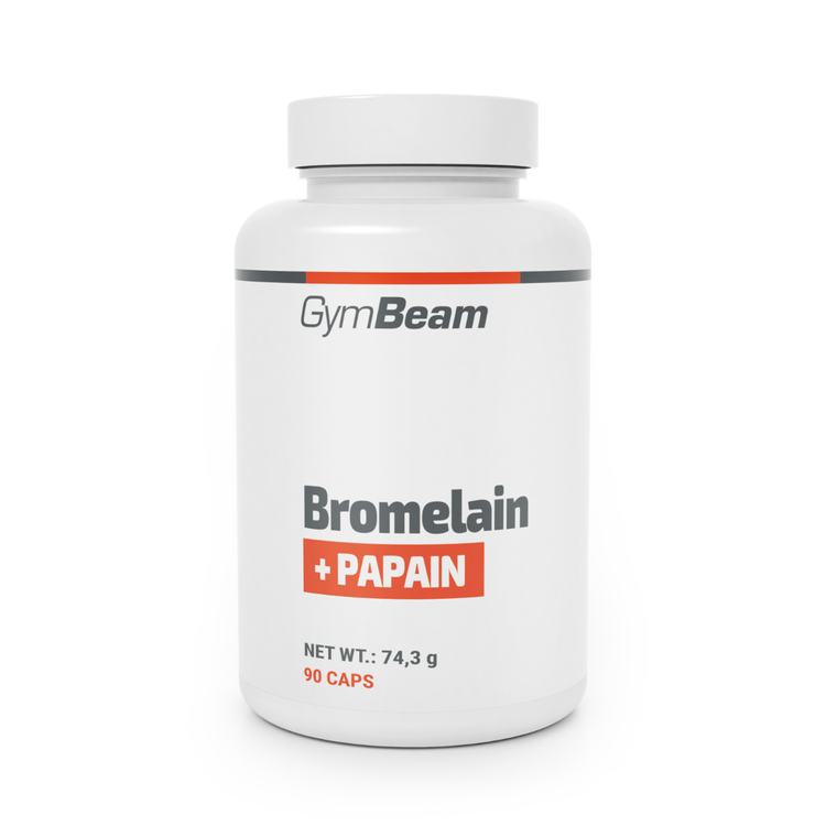 Gymbeam Bromelain Papain, 90caps
