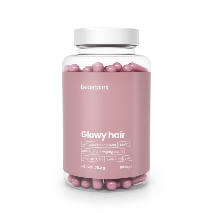 Glowy Hair-beastpink-90caps