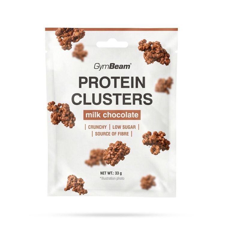 Gymbeam Protein Clusters, Milk Chocolate, 33g