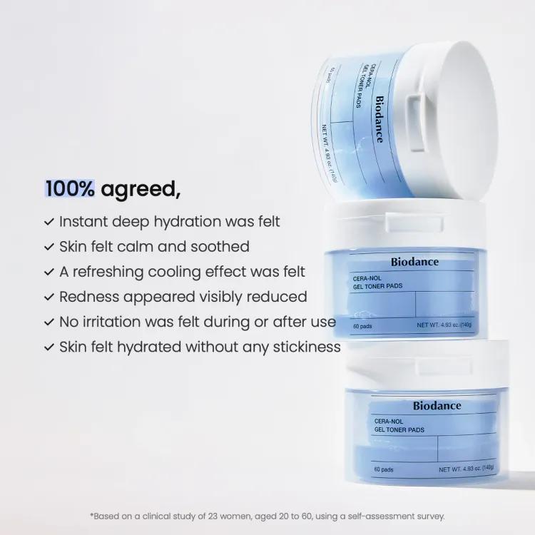 Biodance Cera-nol Gel Toner Pads (60), 140g