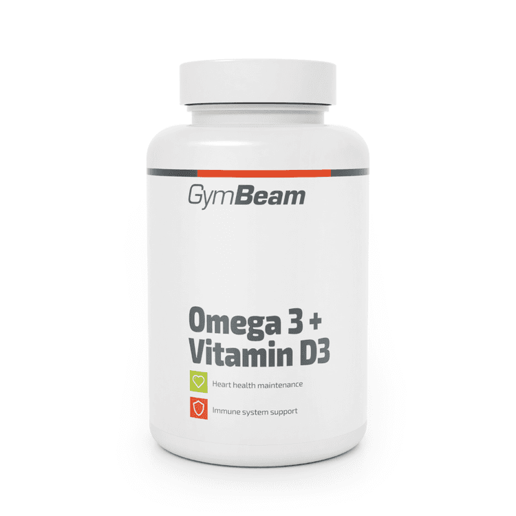 Gymbeam Omega3+vitamin D3, 90caps