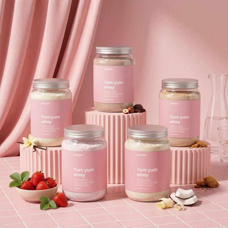 GymBeam Yum Yum Whey - BeastPink