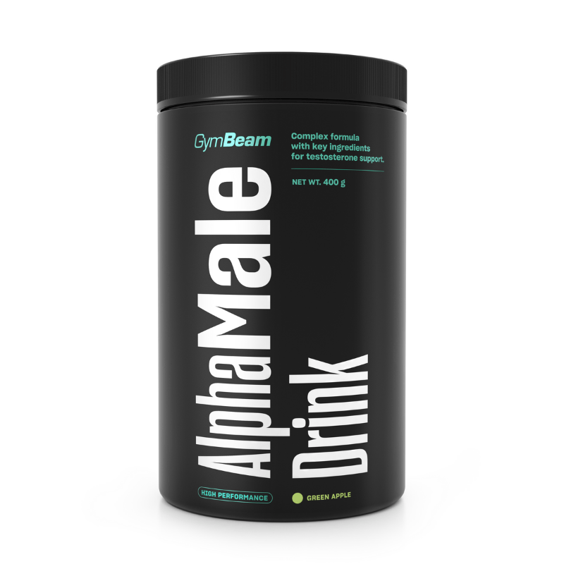 Gymbeam Alphamale Drink 400g, Green Apple