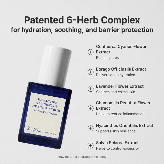 Dr Althea 0.1 Gentle Retinol Serum 30ml