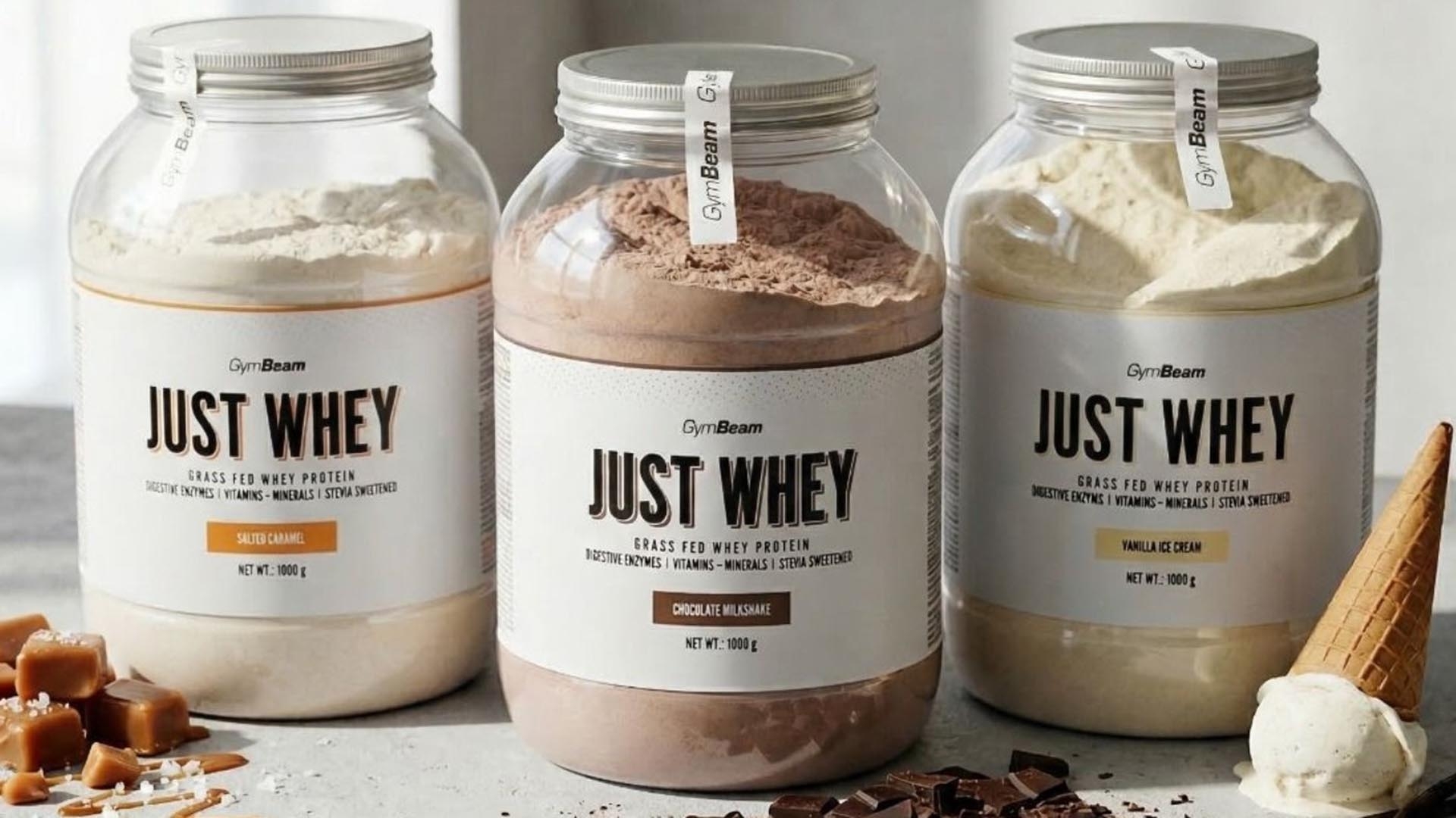 Kako odabrati protein? Poređenje True Whey, Just Whey i drugih GymBeam bestselera