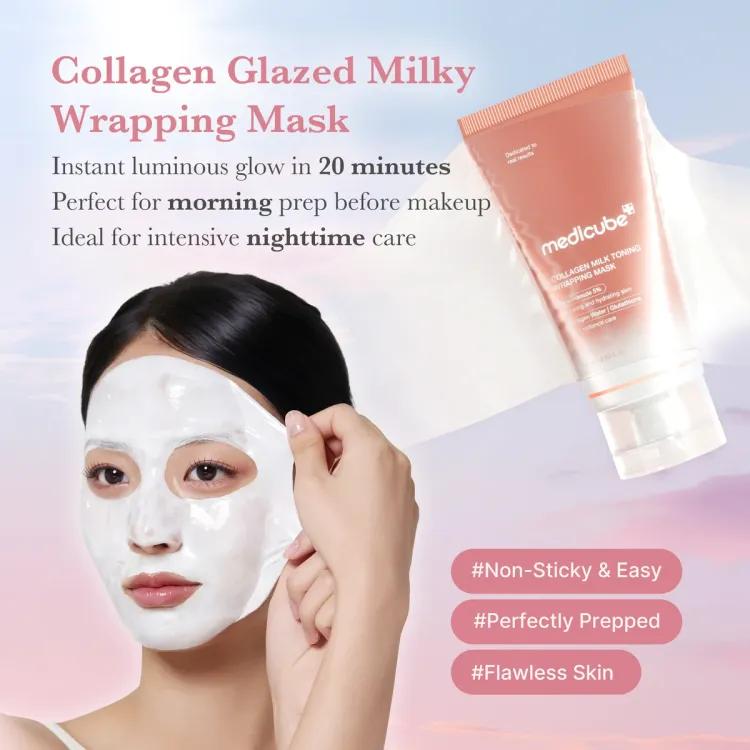 Medicube Collagen Milk Toning Wrapping Mask, 75ml