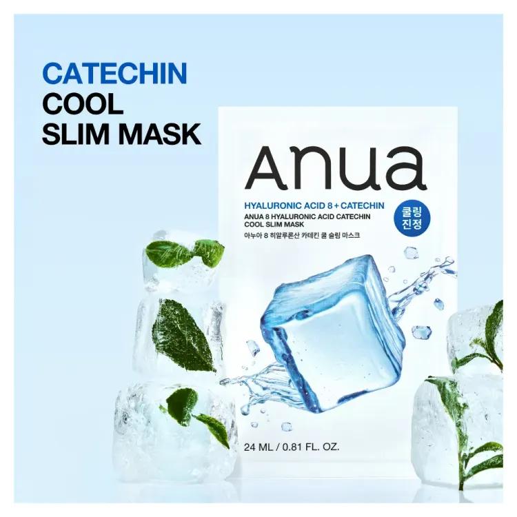 Anua Hyaluronic Acid 8 Catechin Cool Slim Mask 24ml
