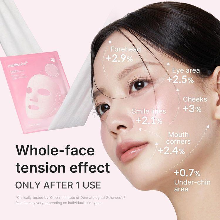 Medicube Pdrn Pink Tension Up Mask Set 34g X 4