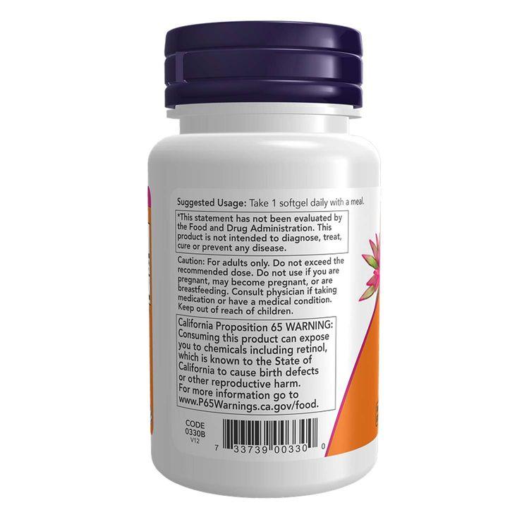 Now Foods - Vitamin A - 10 000IU, 100 caps