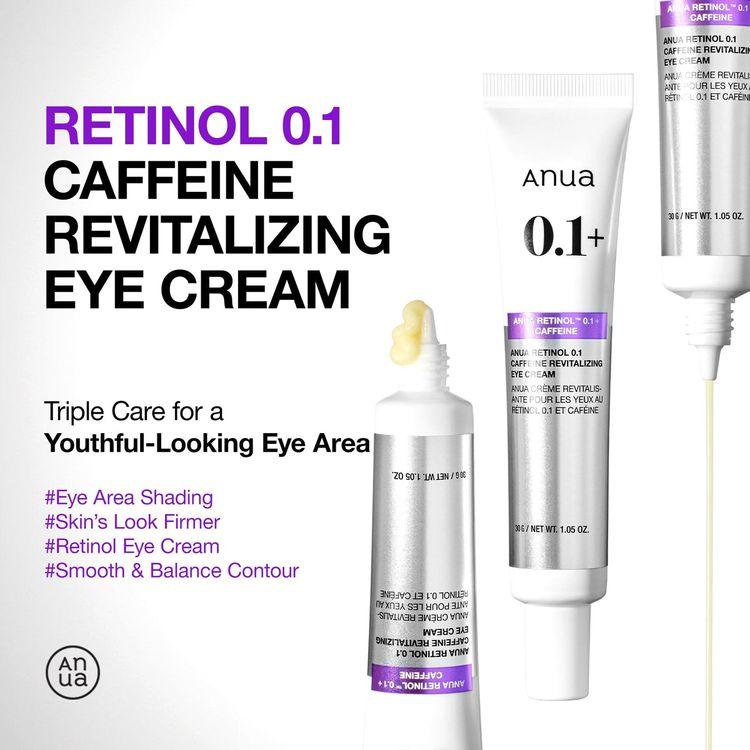 Anua Retinol 0.1 Caffeine Revitalizing Eye Cream 30g