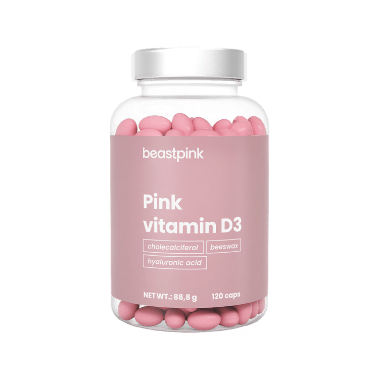 Pink Vitamin D3 2000iu - Beastpink-120caps