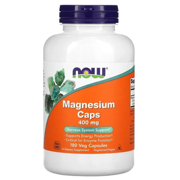 Now Foods - Magnesium 400mg, 180caps