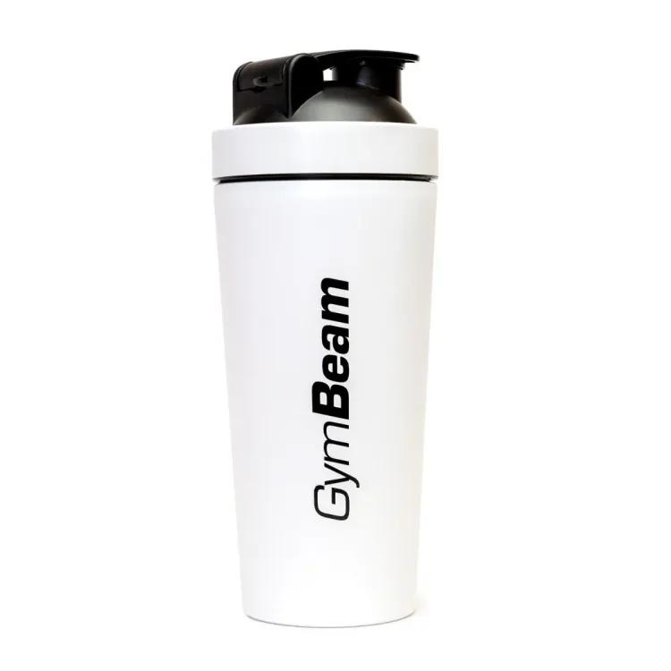 Gymbeam Steel Shaker White 750ml