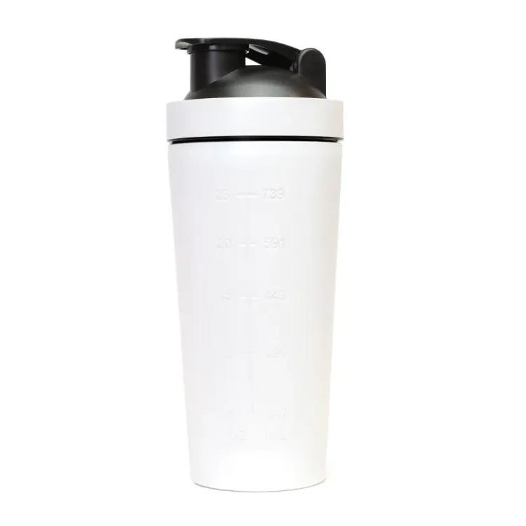 Gymbeam Steel Shaker White 750ml