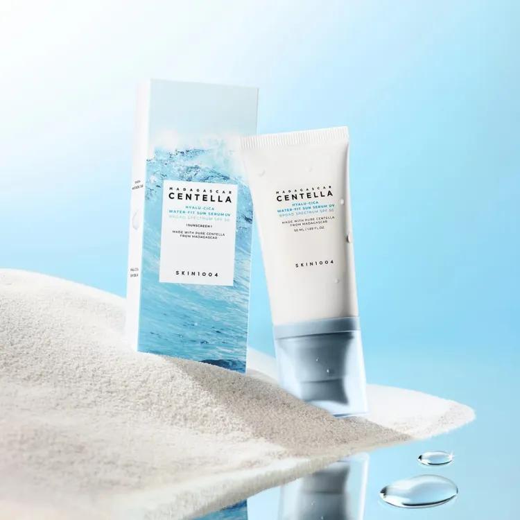 Skin1004 Madagaskar Centella Hyalu-cica Water-fit Sun Serum Twin Pack ( 50ml*2)