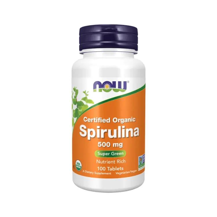Now Foods - Spirulina 500mg, 100 tbl